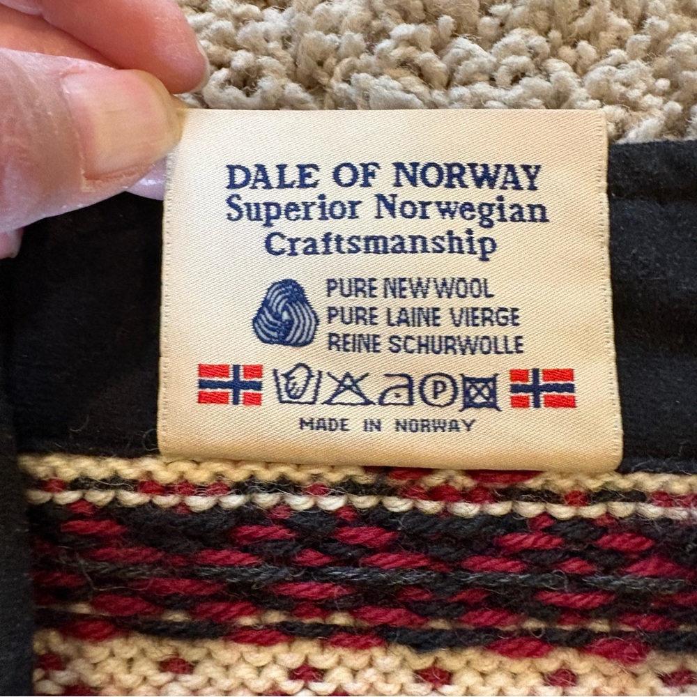 Dale of Norway 2002 SLC Olympic Sweater Full Zip Norwegian Wool Unisex Large - Picture 13 of 13